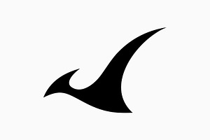 Pterodactyl Pterosaurs Abstract Logo, a Branding & Logo Template by ika trisiana