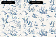 Toile De Jouy Design Collection, a Decorative Illustration by Century Library (Thumbnail 9 of 17)