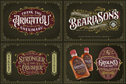 Vintage Font Bundle & Ornaments, a Font by Arterfak Project (Thumbnail 2 of 13)