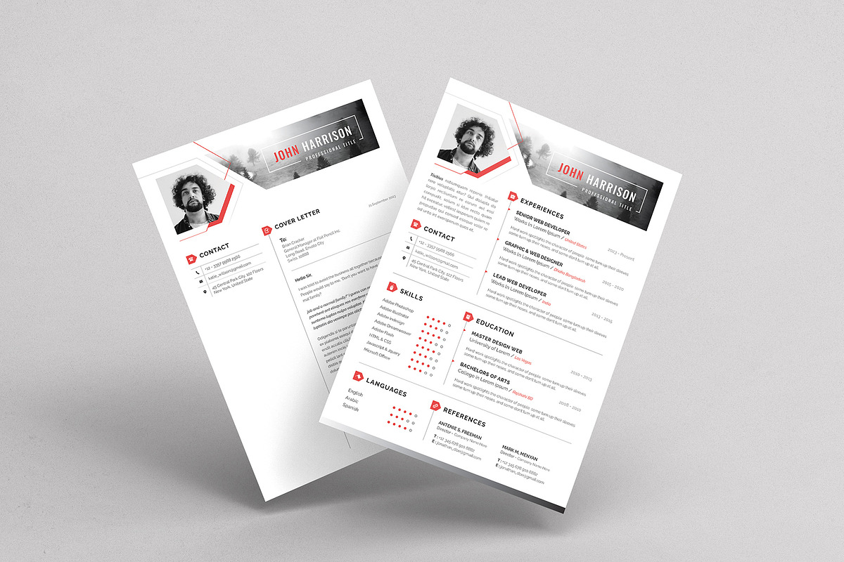 Modern Resume | InDesign& Word, a Resume Template by Creativity-Design (Photo 2 of 4)