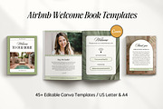 Airbnb Welcome Book Canva Templates, a Magazine Template by Fallon Gerst (Thumbnail 1 of 23)