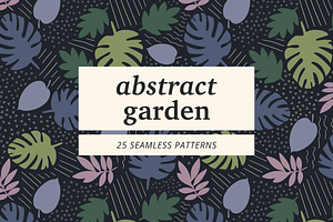 Abstract Garden Seamless Patterns