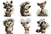Whimsical Animale Clipart PNG, an Illustration by Daily.Designs (Thumbnail 4 of 5)
