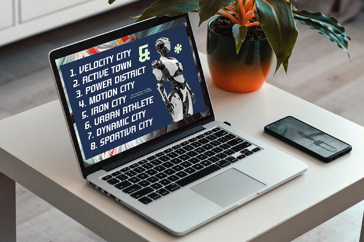 Menscity Futuristic Sporty Sans, a Sans Serif Font by timelesstype.co (Photo 5 of 20)
