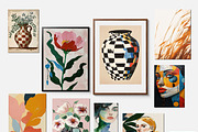70 Eclectic Art Print Series Posters, a Background Graphic by Muzi pear studio (Thumbnail 2 of 8)