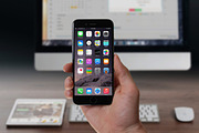 Handheld Device Mockups, an iPhone Mockup by h3design (Thumbnail 4 of 6)