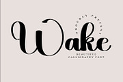 Wake - Handwriting Font, a Handwritten Font by InermediaSTUDIO (Thumbnail 1 of 7)