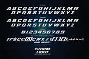 STORMLIGHT - Race Theme Display Font, a Font by Gassstype (Thumbnail 7 of 9)