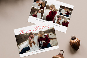 Christmas Card Template CD226