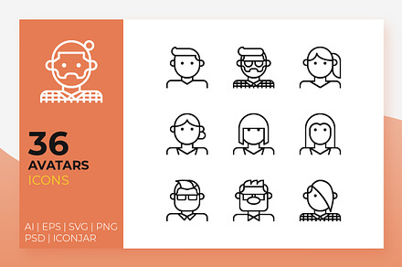 Avatars Icons