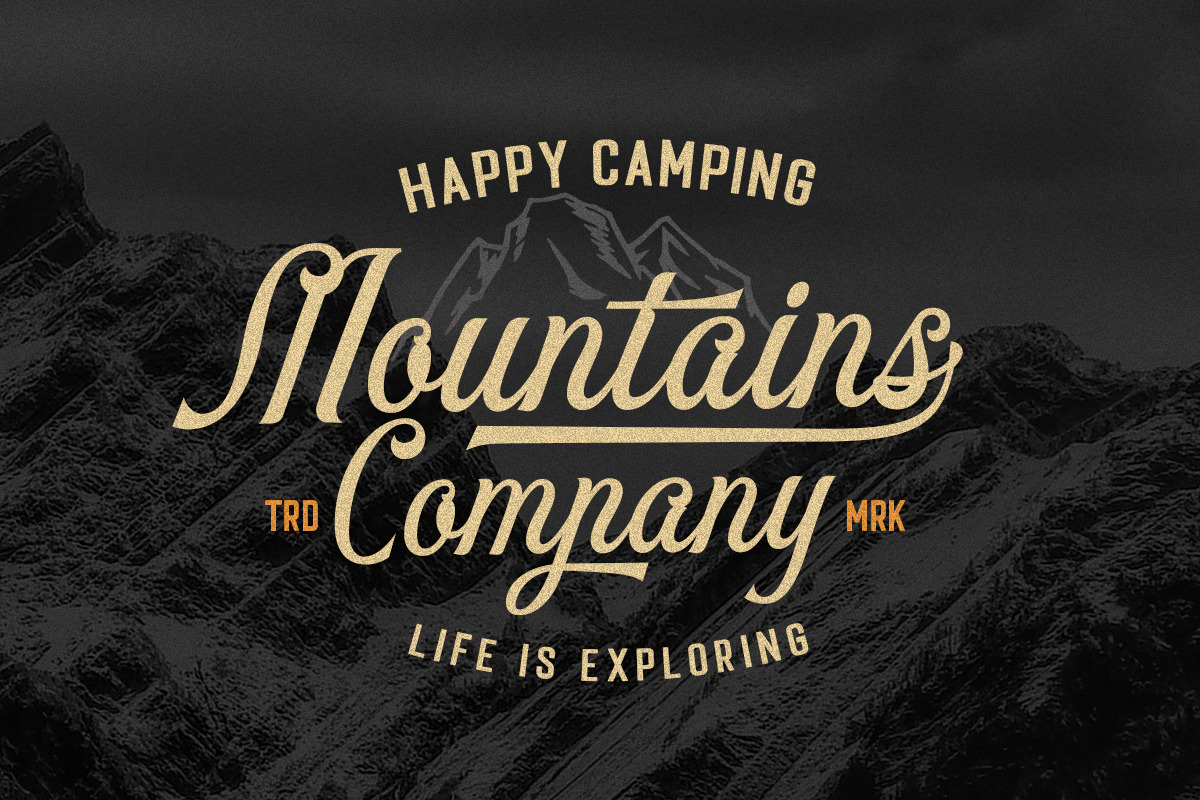Mitograph - Display Script Font, a Script Font by Letterhend Studio (Photo 7 of 9)