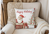 Classic Christmas Watercolor Clipart, an Illustration by MockupWizard (Thumbnail 6 of 6)