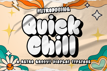 Quick Chill Groovy Graffiti Y2K, a Symbol Font by dansdesign