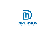 Dimension Letter D DM MD Logo Design, a Branding & Logo Template by yopie (Thumbnail 1 of 4)