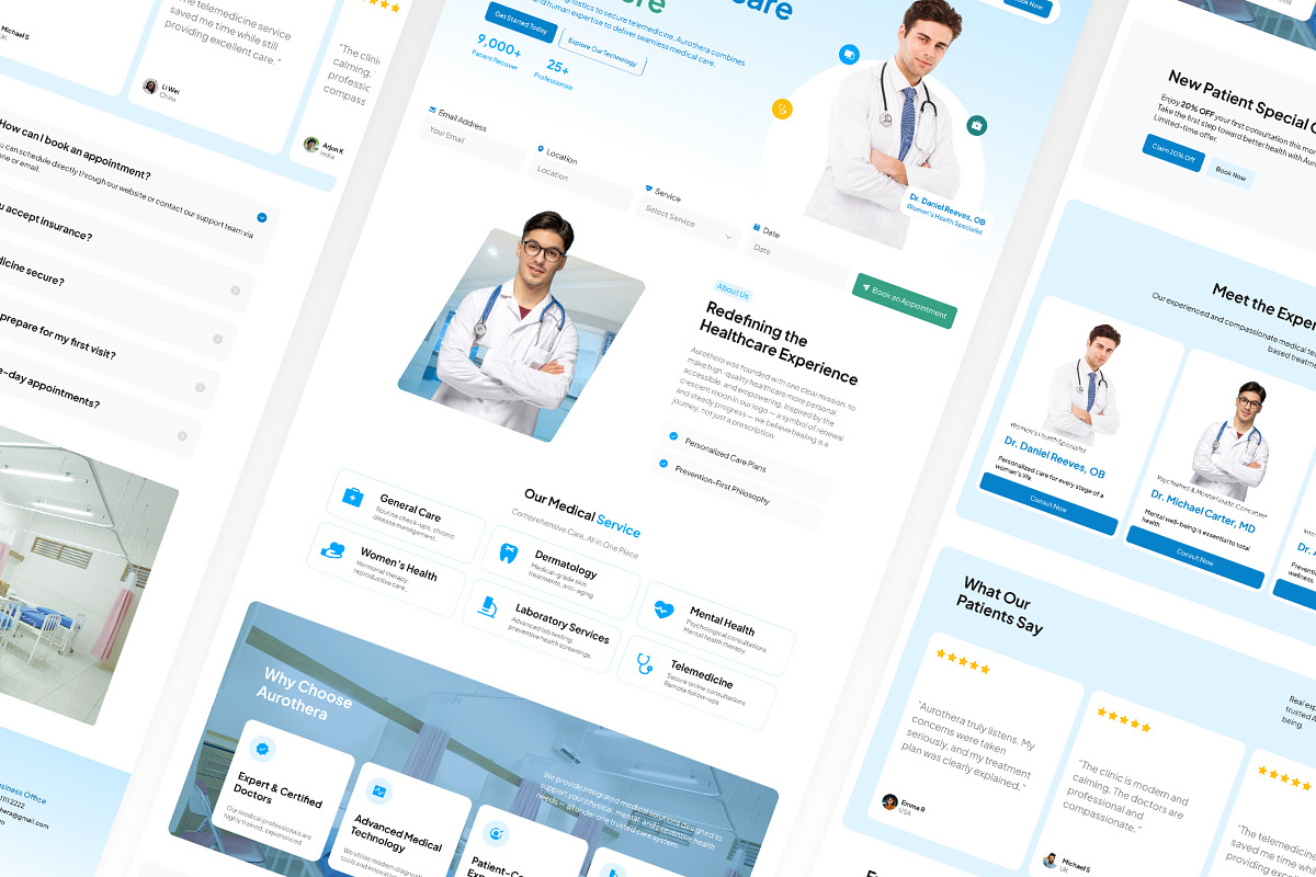 Medical Startup Landing Page, a Landing Page Template by Font Kingdom (Photo 5 of 5)