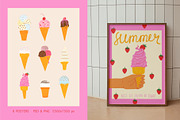 Best Ice Cream in Town, a Food Illustration by Annakniaz (Thumbnail 2 of 13)
