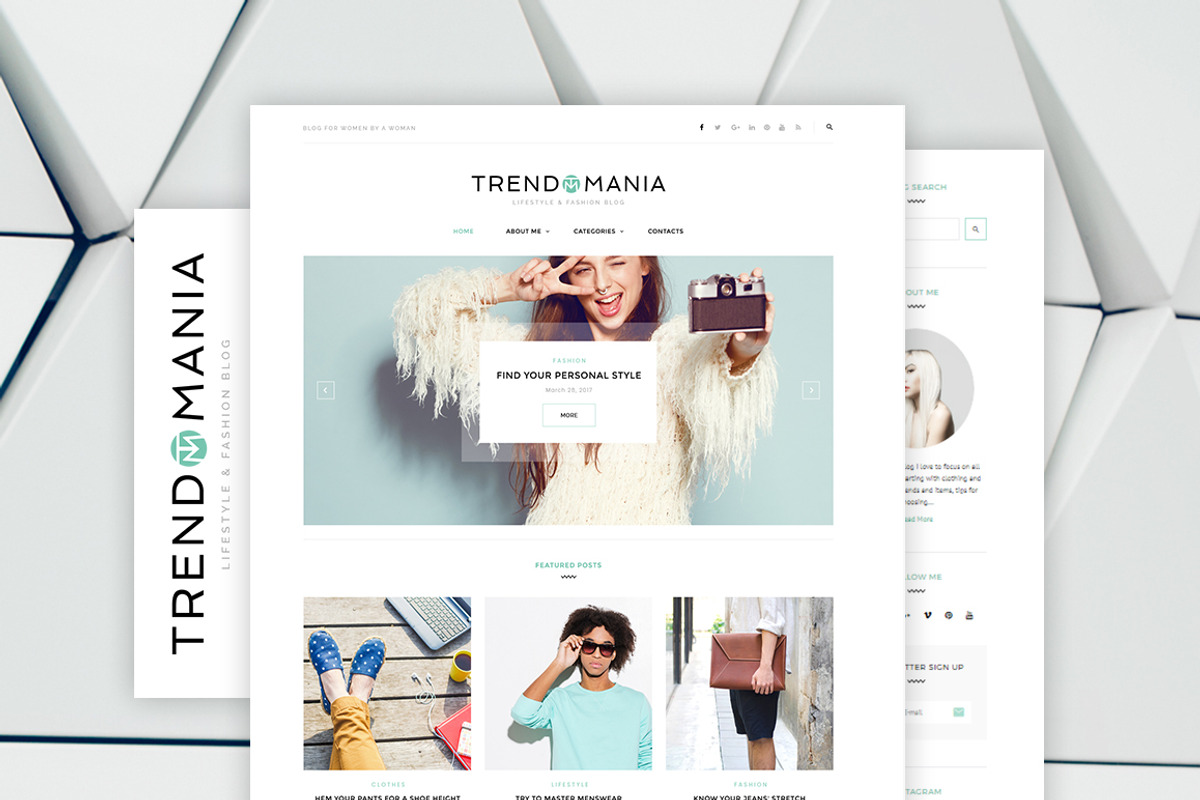 Trendomania-Lifestyle & Fashion Blog, a WordPress Template by Zemez (Photo 7 of 7)