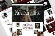 Squarespace Agency Website Template, a Squarespace Template by Presentibox (Thumbnail 1 of 14)
