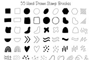 DOODLE BUNDLE - Procreate Stamps, a Brush Add-On by Michelle Kirsch Creative (Thumbnail 9 of 32)