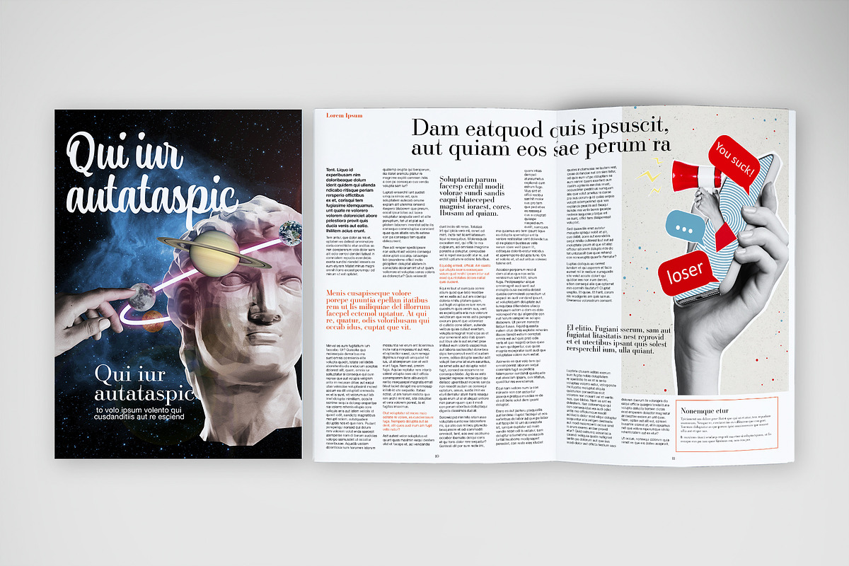 Creative Magazine Template preview 5