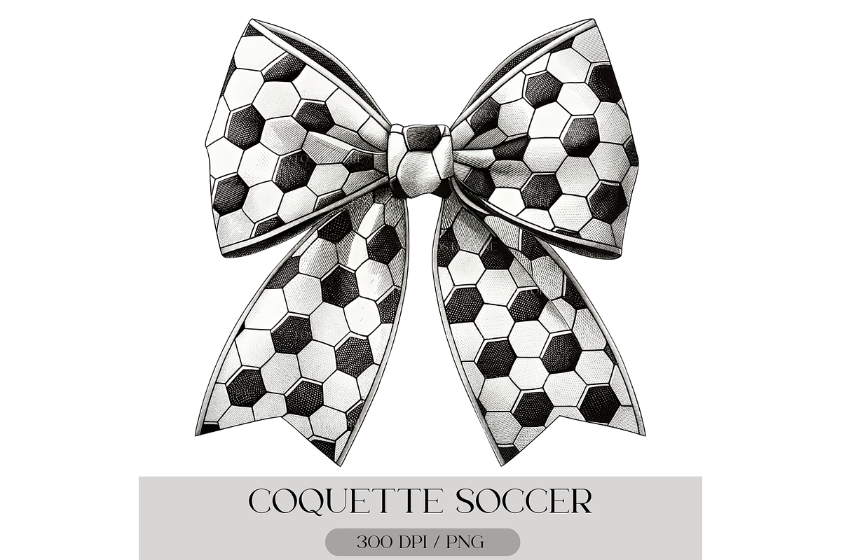 Coquette Soccer PNG, Bow Png, an Illustration by TatiMockup (Photo 3 of 6)