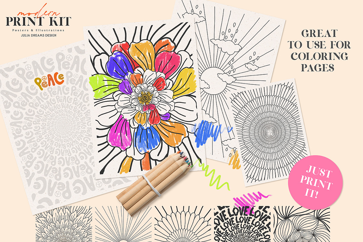 Modern Print Kit Posters & Graphics