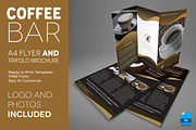 Coffee A4 Trifold brochure and Flyer, a Flyer Template by Illusiongraphic (Thumbnail 1 of 4)