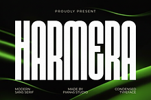 Harmera - Condensed Sans Serif Font