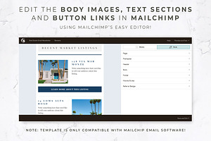 Real Estate Mailchimp/Canva Template