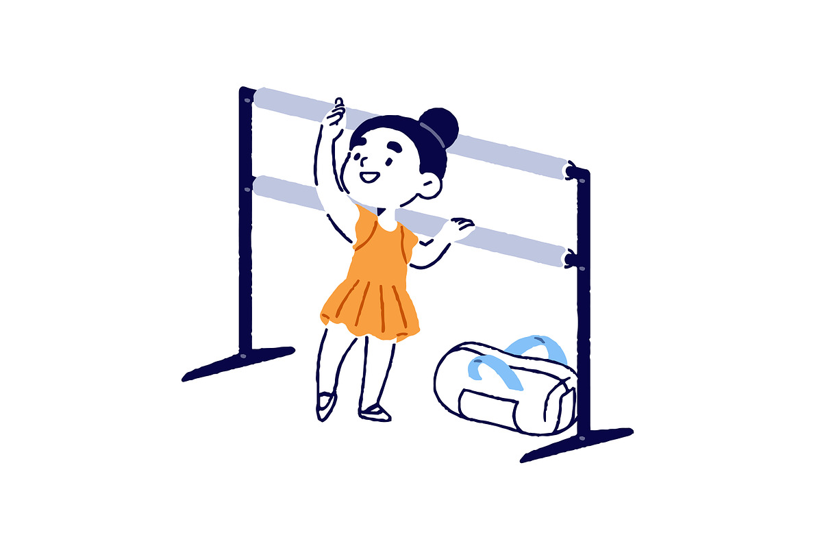Creative kid activities, hobbies set, a Person Illustration by PaperTrident (Photo 8 of 9)