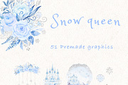 Snow queen, a Decorative Illustration by heyiamalice (Thumbnail 4 of 13)