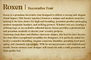 Roxen Premium Bold Display Typeface, a Blackletter Font by OWPictures (Thumbnail 9 of 10)