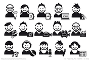 Avatar bundle, 160 vector icons, an Icon by Illustree (Thumbnail 4 of 12)