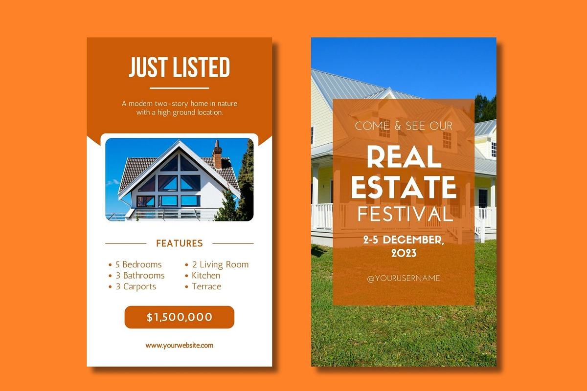 Real Estate Story Canva Templates, a Templates & Theme by BoontenStudio (Photo 6 of 8)
