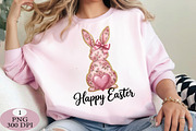 Happy Easter PNG, Pink Floral, an Illustration by Daily.Designs (Thumbnail 2 of 5)