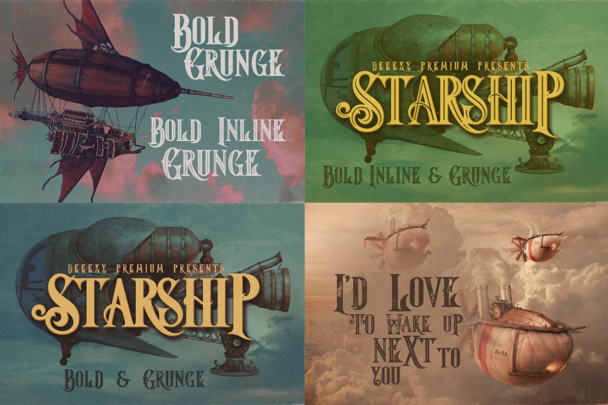 5 Fonts Bundle 1 preview 3