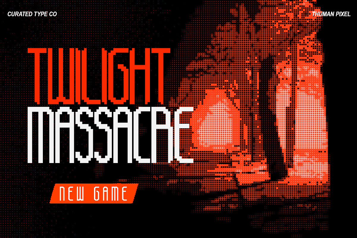 Thuman Pixel - 8Bit Tall Sans Font, a Sans Serif Font by CuratedType Studio (Photo 9 of 10)