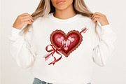 Latch Hook Yarn Valentine Heart PNG, an Illustration by Designking (Thumbnail 4 of 6)