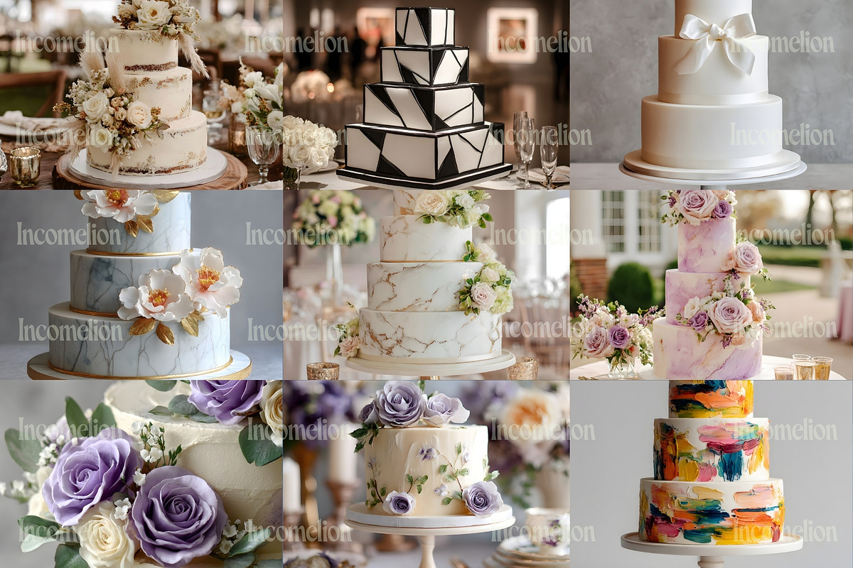 135 Wedding Cake Stock Photos, a Food & Drink Photo by Incomelion (Photo 9 of 14)