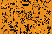 Spooky Halloween Vector Clipart, an Outline Icon by Jessica Tyson Design (Thumbnail 2 of 3)