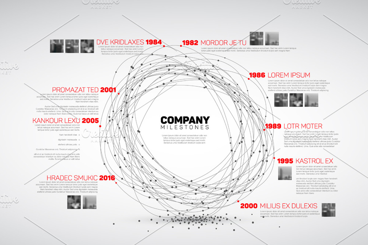 8 Modern Timeline Templates Bundle, a Presentation Template by Orson