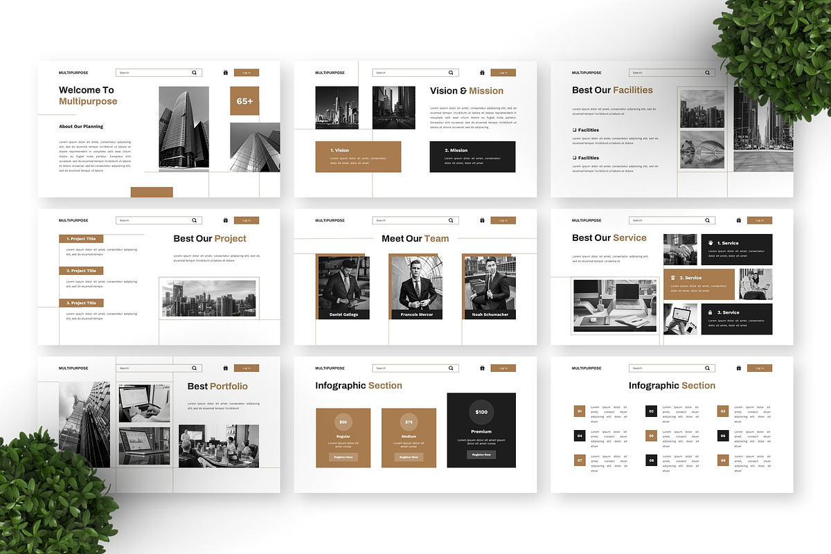 Multipurpose - Business Powerpoint, a Presentation Template by Deepslide Studio (Photo 5 of 6)
