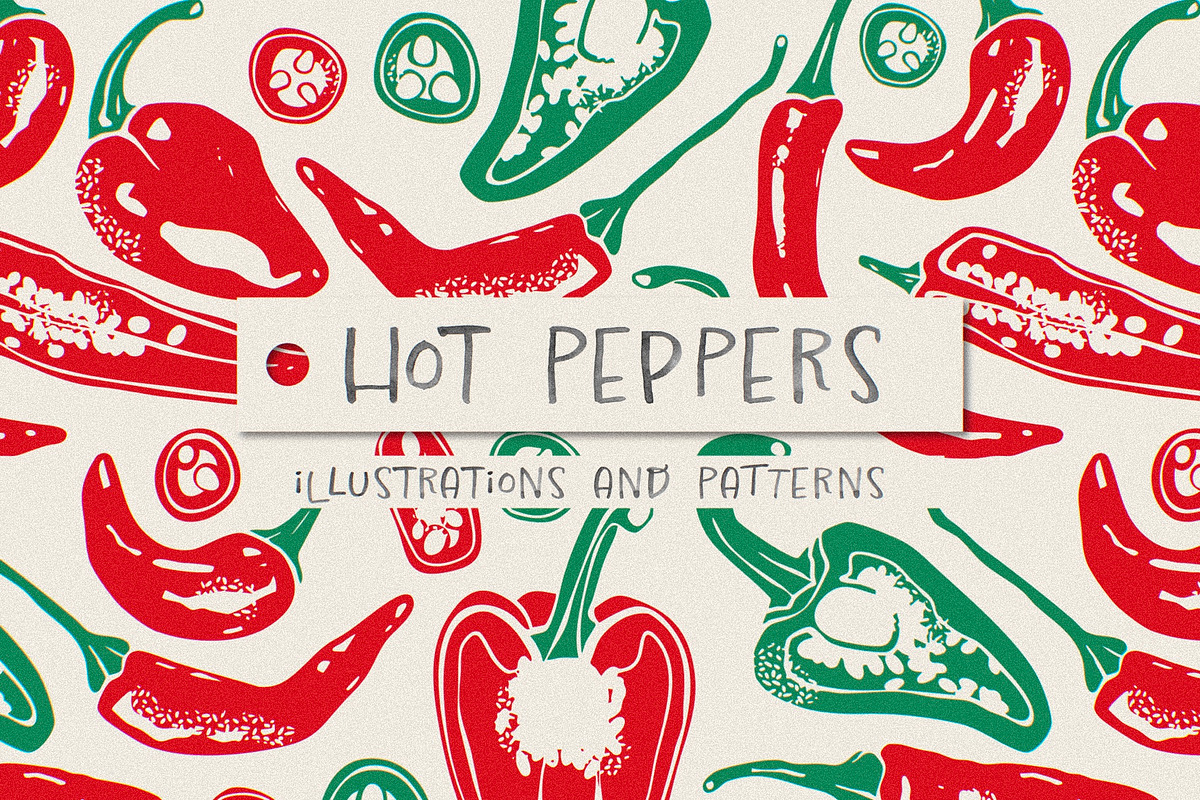 Hot peppers, a Food Illustration by Twisted Tail (Photo 1 of 6)