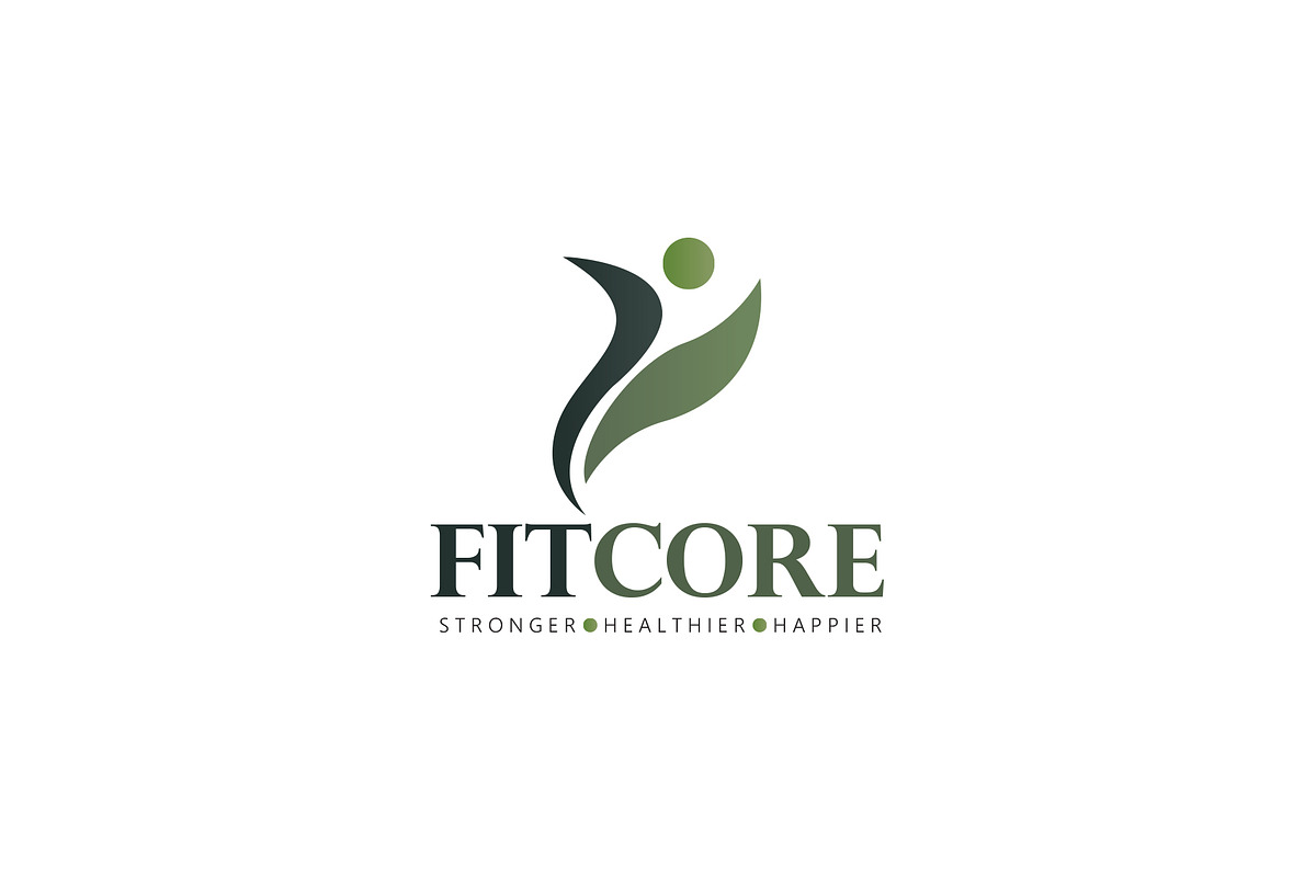 FitCore Fitness Logo Template, a Branding & Logo Template by SANB (Photo 1 of 3)