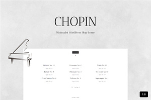 Chopin - WordPress Blog Theme
