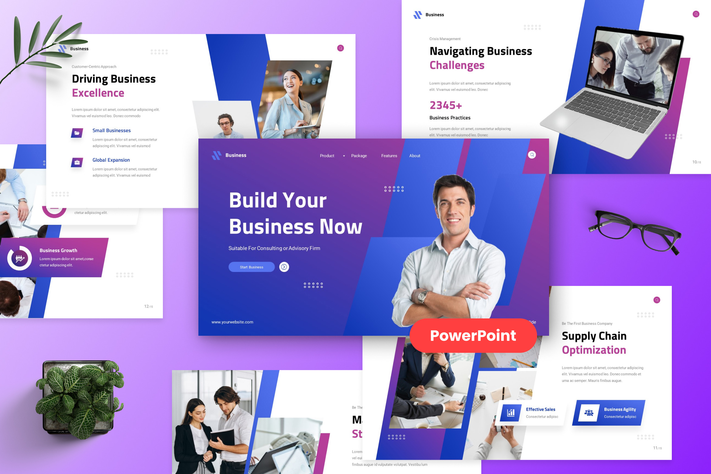 Business Company PowerPoint Template, a Presentation Template by ...