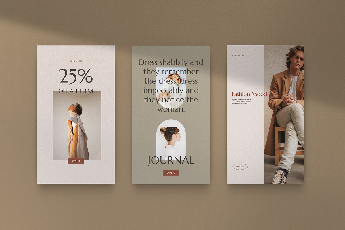 Yohzan Instagram Post & Story Brand, a Social Media Template by Dirtytemp Studio (Photo 7 of 10)