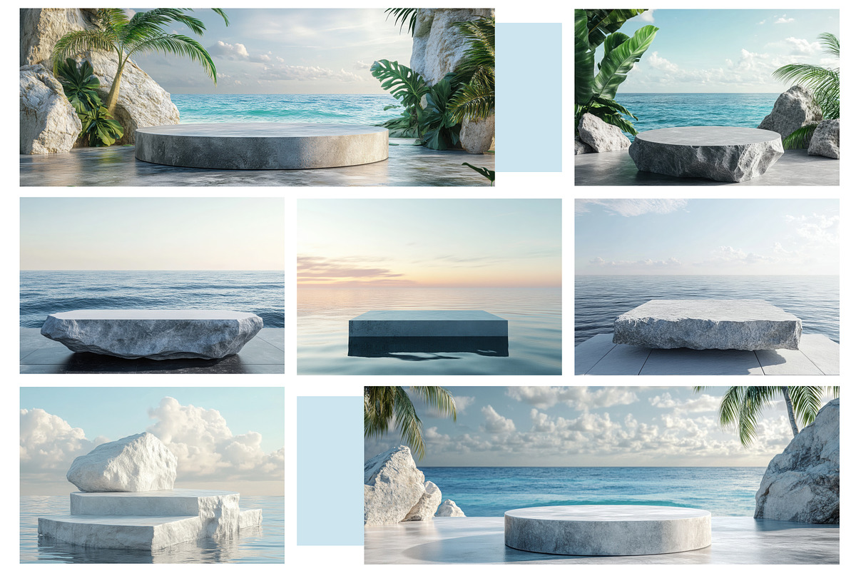 Marble Slabs on Ocean Surface, a Nature Photo by Nebbia (Photo 4 of 4)