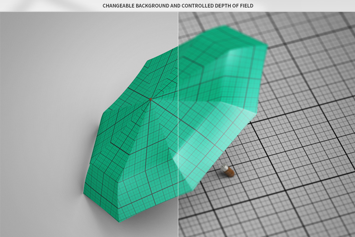 Umbrella Mock-Up, an Advertising Mockup by MassDream (Photo 9 of 11)