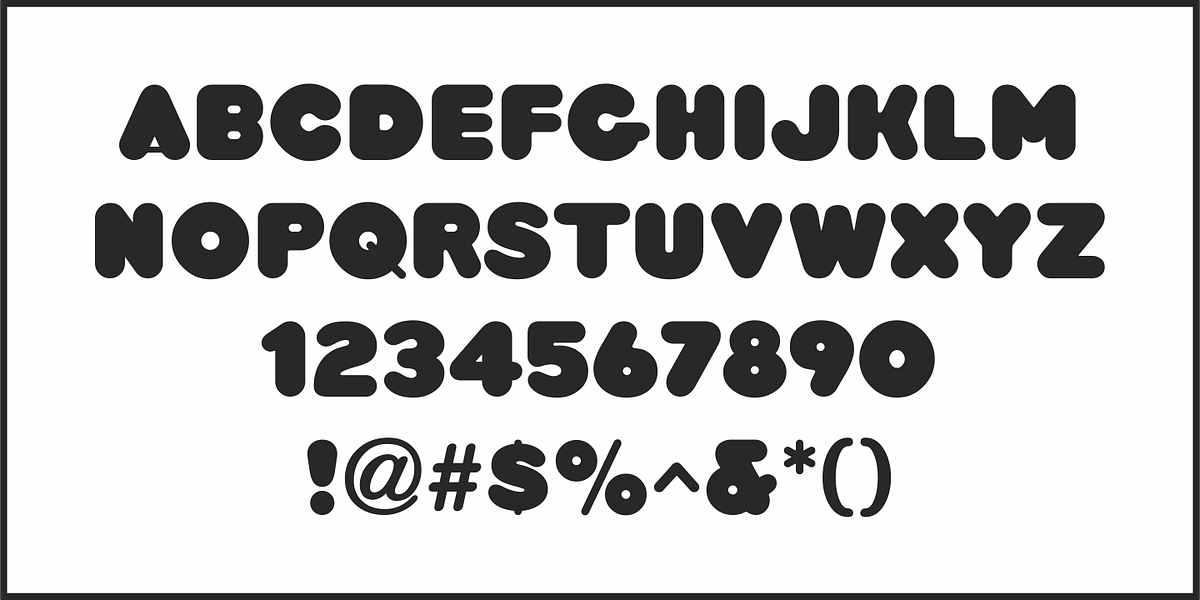 Chunky Nouveau JNL, a Font by Jeff Levine Fonts (Photo 3 of 5)